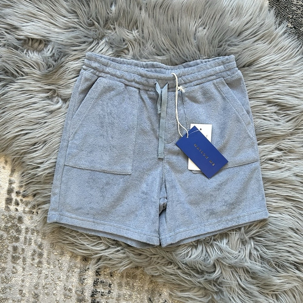 Maison Me Boys Leon Terry‎ Stone Colored Jogger Shorts Size 8Y NEW